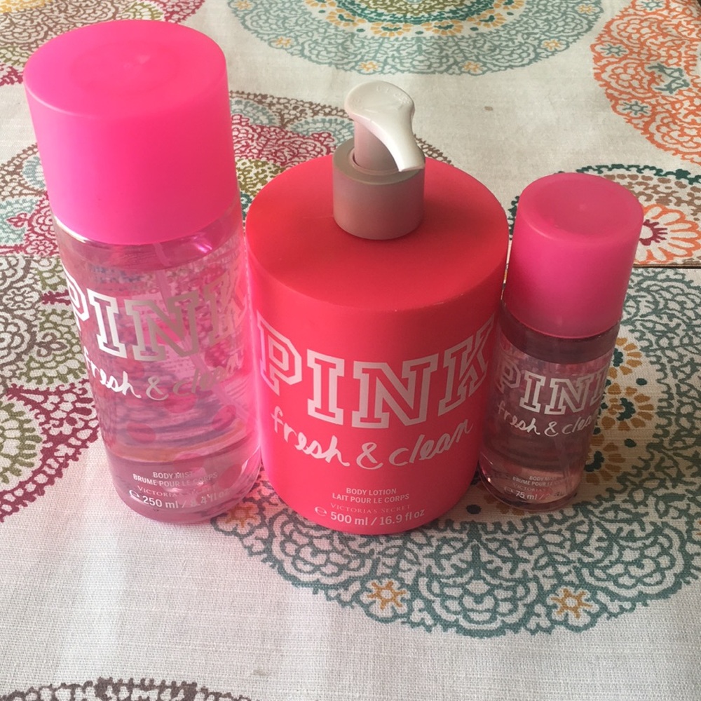 PINK Fresh and clean full body set!